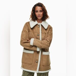 Wilfrid Free Alta Jacket in Wildwood/Birch 🤎🤍 • Size S • Aritzia